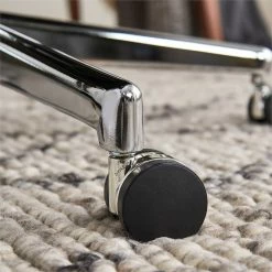 Brand new 🧨 Scranton & Co Modern Home Office Chair Lilac Purple Twill Fabric 🥰 -Deals Writing Desks Store 2438025 21 L