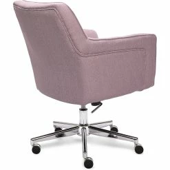 Brand new 🧨 Scranton & Co Modern Home Office Chair Lilac Purple Twill Fabric 🥰 -Deals Writing Desks Store 2438025 25 L