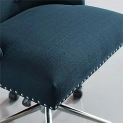Wholesale ๐ Scranton & Co Button Tufted Upholstered Swivel Office Chair In Azure ๐ฅฐ 15 Wholesale ๐ Scranton & Co Button Tufted Upholstered Swivel Office Chair In Azure ๐ฅฐ -Deals Writing Desks Store 2438031 15 L
