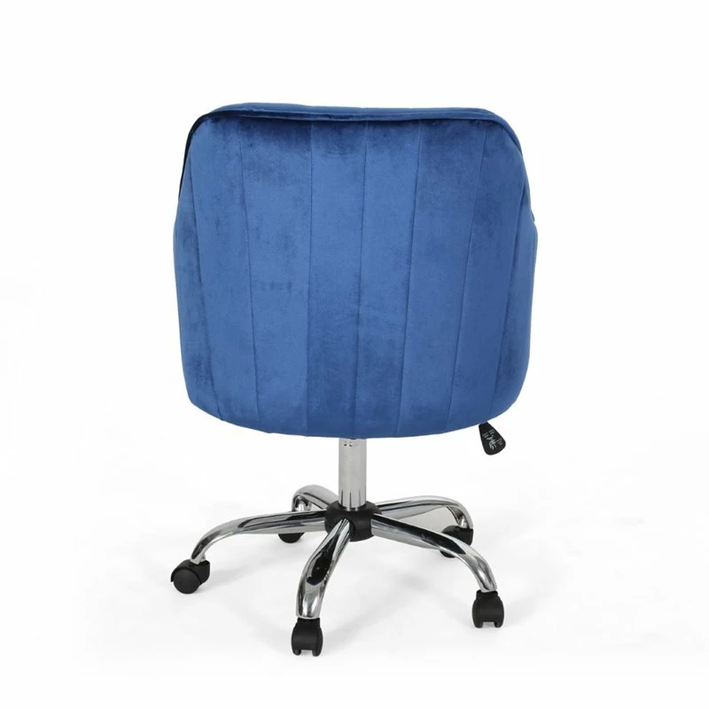 Coupon 👍 Scranton & Co Glam Velvet Home Office Swivel Chair In Navy Blue 🎉 11 Coupon 👍 Scranton & Co Glam Velvet Home Office Swivel Chair In Navy Blue 🎉 - Image 9