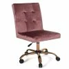 New 🎉 Scranton & Co Modern Glam Tufted Home Office Swivel Chair In Blush ❤️ 2 New 🎉 Scranton & Co Modern Glam Tufted Home Office Swivel Chair In Blush ❤️ -Deals Writing Desks Store 2438044 L