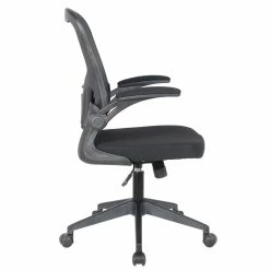 Hot Sale ❤️ Scranton & Co Modern Modern Mesh Office Swivel Chair In Black ✨ 14 Hot Sale ❤️ Scranton & Co Modern Modern Mesh Office Swivel Chair In Black ✨ -Deals Writing Desks Store 2438115 3 L
