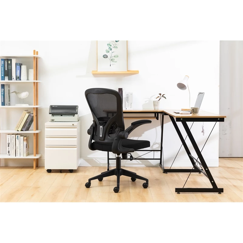 Hot Sale ❤️ Scranton & Co Modern Modern Mesh Office Swivel Chair In Black ✨ 9 Hot Sale ❤️ Scranton & Co Modern Modern Mesh Office Swivel Chair In Black ✨ - Image 7