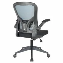Brand new 🔔 Scranton & Co Modern Modern Mesh Office Swivel Chair In Grey 🧨 -Deals Writing Desks Store 2438117 5 L