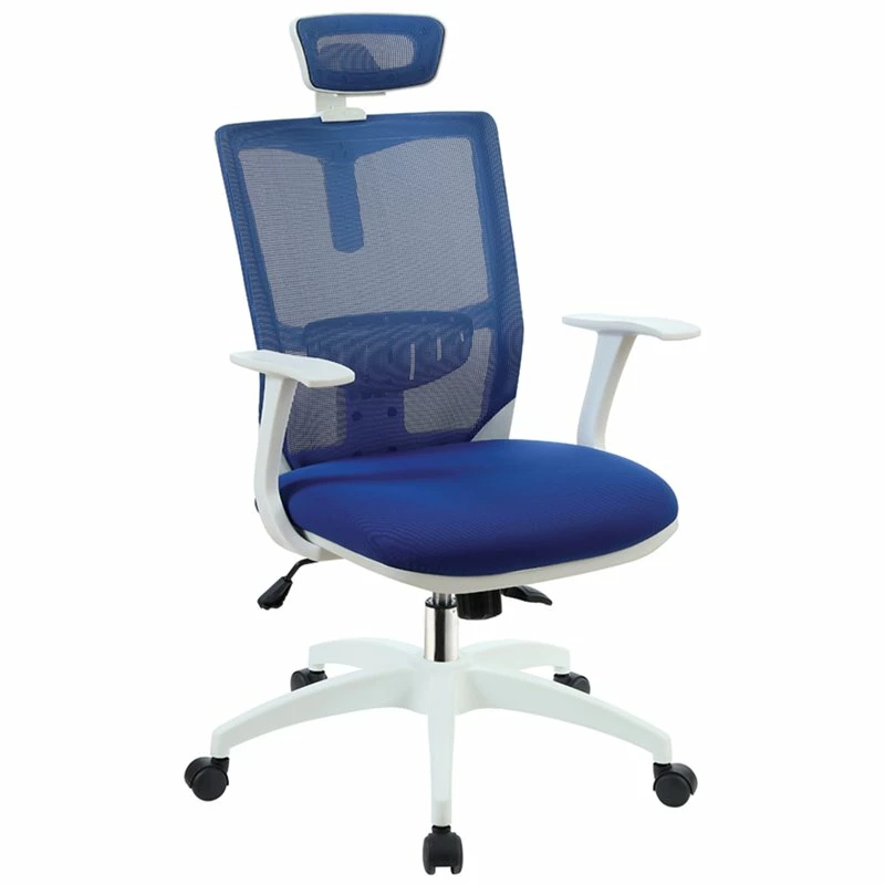 Brand new 😀 Scranton & Co Contemporary Fabric Office Chair In Blue 🔔 3 Brand new 😀 Scranton & Co Contemporary Fabric Office Chair In Blue 🔔