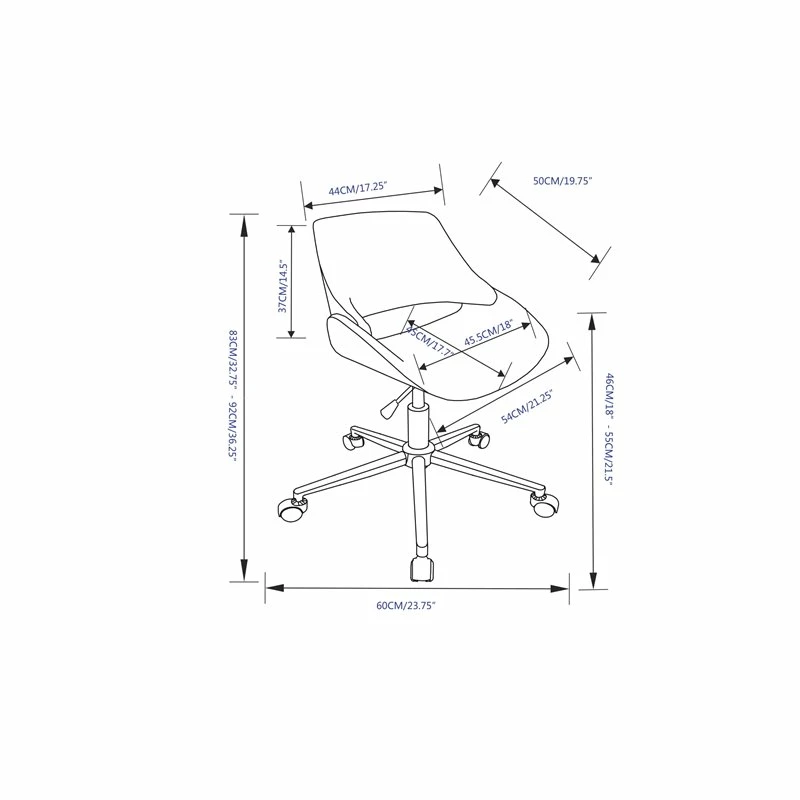 Best Pirce ✔️ Scranton & Co Adjustable Swivel Fabric Executive Office Chair In Gray 😉 10 Best Pirce ✔️ Scranton & Co Adjustable Swivel Fabric Executive Office Chair In Gray 😉 - Image 8