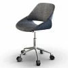 Best Pirce ✔️ Scranton & Co Adjustable Swivel Fabric Executive Office Chair In Gray 😉 -Deals Writing Desks Store 2438143 L