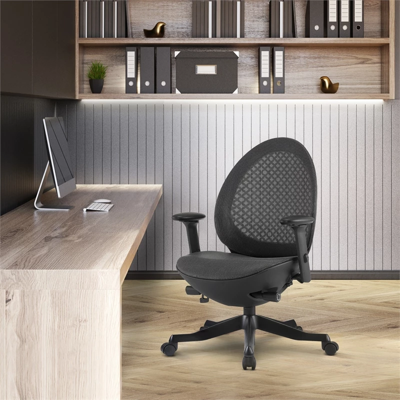 Budget 😍 Scranton & Co Contemporary Executive Office Chair In Black 👏 7 Budget 😍 Scranton & Co Contemporary Executive Office Chair In Black 👏 - Image 5