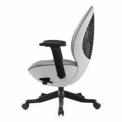 Outlet 🥰 Scranton & Co Contemporary Executive Office Chair In White ✔️ 19 Outlet 🥰 Scranton & Co Contemporary Executive Office Chair In White ✔️ -Deals Writing Desks Store 2438168 8 L