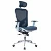 Deals 😉 Scranton & Co High-Back Executive Fabric Mesh Office Chair With Arms In Blue 🛒 1 Deals 😉 Scranton & Co High-Back Executive Fabric Mesh Office Chair With Arms In Blue 🛒 -Deals Writing Desks Store 2438170 L