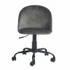 Best Sale ✨ CRO Decor Velvet Secretary Office Chair In Black 🧥 Coating Metal Base In Gray ✔️ 2 Best Sale ✨ CRO Decor Velvet Secretary Office Chair In Black 🧥 Coating Metal Base In Gray ✔️ -Deals Writing Desks Store 2438775 1 L