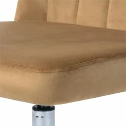 Brand new ๐ CRO Decor Velvet Secretary Office Chair In Metal Base In Yellow ๐คฉ 17 Brand new ๐ CRO Decor Velvet Secretary Office Chair In Metal Base In Yellow ๐คฉ -Deals Writing Desks Store 2438787 6 L