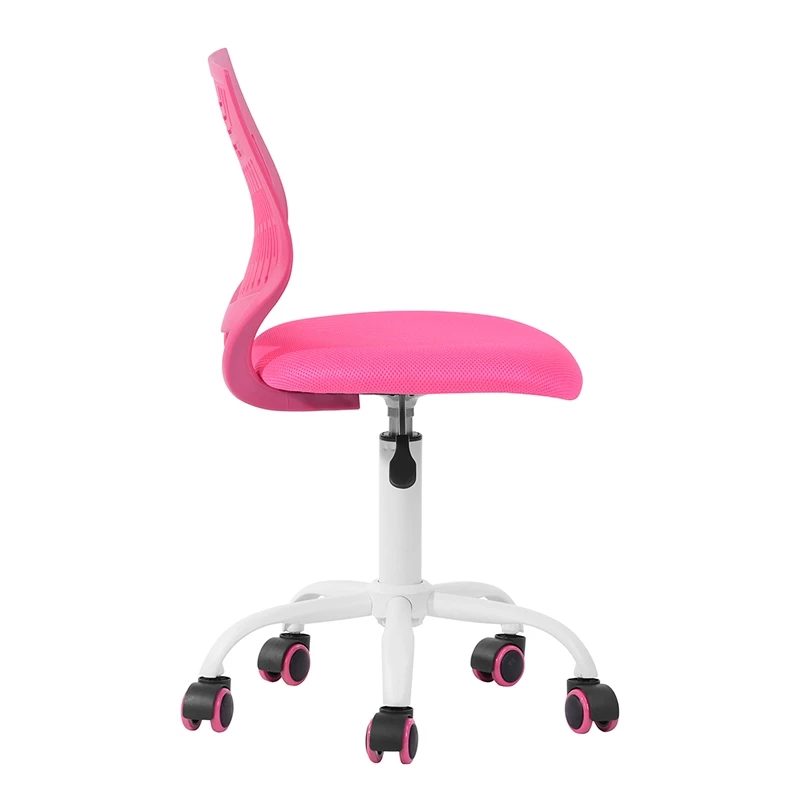 Flash Sale ✔️ CRO Decor Secretary Office Chair Plastic Rolling Home In Rose Pink ✔️ 5 Flash Sale ✔️ CRO Decor Secretary Office Chair Plastic Rolling Home In Rose Pink ✔️ - Image 3