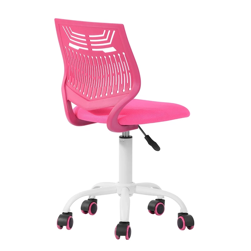 Flash Sale ✔️ CRO Decor Secretary Office Chair Plastic Rolling Home In Rose Pink ✔️ 6 Flash Sale ✔️ CRO Decor Secretary Office Chair Plastic Rolling Home In Rose Pink ✔️ - Image 4
