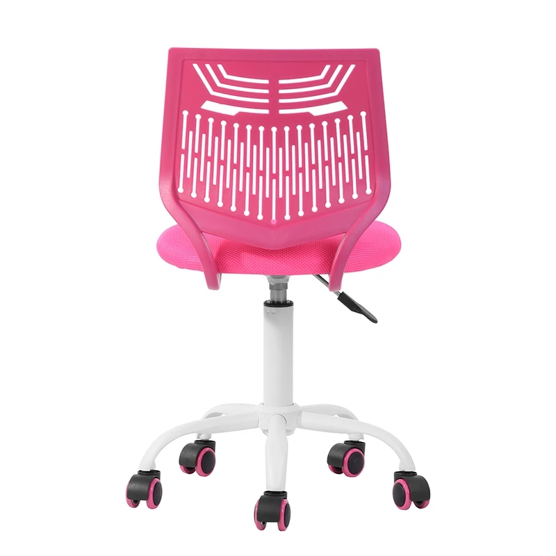 Flash Sale ✔️ CRO Decor Secretary Office Chair Plastic Rolling Home In Rose Pink ✔️ 7 Flash Sale ✔️ CRO Decor Secretary Office Chair Plastic Rolling Home In Rose Pink ✔️ - Image 5