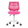 Flash Sale ✔️ CRO Decor Secretary Office Chair Plastic Rolling Home In Rose Pink ✔️ 2 Flash Sale ✔️ CRO Decor Secretary Office Chair Plastic Rolling Home In Rose Pink ✔️ -Deals Writing Desks Store 2439715 L