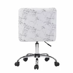 Flash Sale ๐ CRO Decor Office Chairs Fabric Rolling Home Desk Chair In White ๐ 14 Flash Sale ๐ CRO Decor Office Chairs Fabric Rolling Home Desk Chair In White ๐ -Deals Writing Desks Store 2439727 4 L