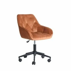 Budget ✔️ CRO Decor Velvet Home Office Desk Chairs Adjustable Task Desk Chair In Orange 🔥 13 Budget ✔️ CRO Decor Velvet Home Office Desk Chairs Adjustable Task Desk Chair In Orange 🔥 -Deals Writing Desks Store 2439762 1 L