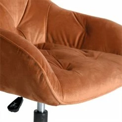 Budget ✔️ CRO Decor Velvet Home Office Desk Chairs Adjustable Task Desk Chair In Orange 🔥 18 Budget ✔️ CRO Decor Velvet Home Office Desk Chairs Adjustable Task Desk Chair In Orange 🔥 -Deals Writing Desks Store 2439762 10 L