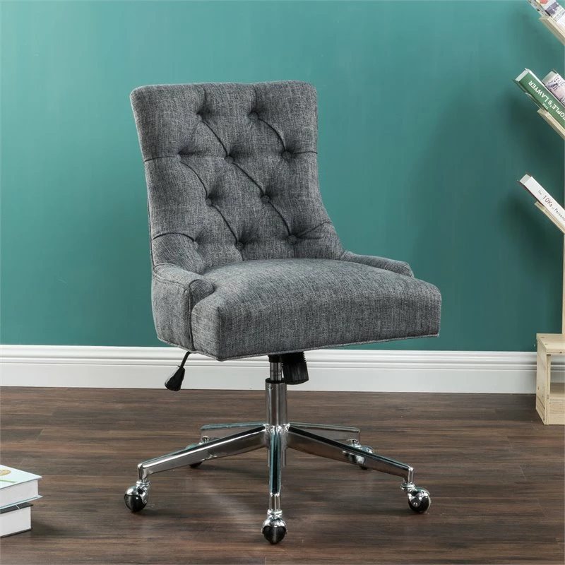 Best reviews of ❤️ FurnitureR Chaden Swivel Modern Fabric Upholstered Office Chair In Charcoal Gray 🔔 8 Best reviews of ❤️ FurnitureR Chaden Swivel Modern Fabric Upholstered Office Chair In Charcoal Gray 🔔 - Image 6