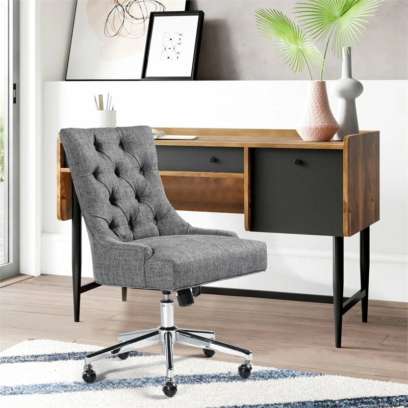 Best reviews of ❤️ FurnitureR Chaden Swivel Modern Fabric Upholstered Office Chair In Charcoal Gray 🔔 9 Best reviews of ❤️ FurnitureR Chaden Swivel Modern Fabric Upholstered Office Chair In Charcoal Gray 🔔 - Image 7
