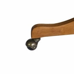 Best Pirce 🤩 FurnitureR Hetty Faux Leather Upholstered & Rubber Wood Office Chair In Brown 🤩 -Deals Writing Desks Store 2440250 5 L