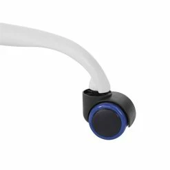 Budget 🥰 FurnitureR Favors Swivel Teen Armless Mesh And Plastic Task Chair In Blue 💯 -Deals Writing Desks Store 2440265 5 L