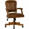 Coupon 🌟 FurnitureR Kerri Faux Leather Upholstered & Wood Office Chair In Brown 🌟 2 Coupon 🌟 FurnitureR Kerri Faux Leather Upholstered & Wood Office Chair In Brown 🌟 -Deals Writing Desks Store 2440277 L