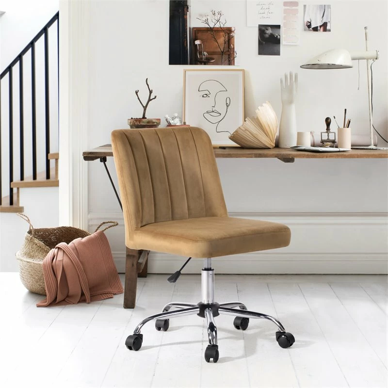 Budget 🛒 FurnitureR Maker Adjustable Fabric & Metal Task Office Chair In Khaki Yellow 🌟 9 Budget 🛒 FurnitureR Maker Adjustable Fabric & Metal Task Office Chair In Khaki Yellow 🌟 - Image 7