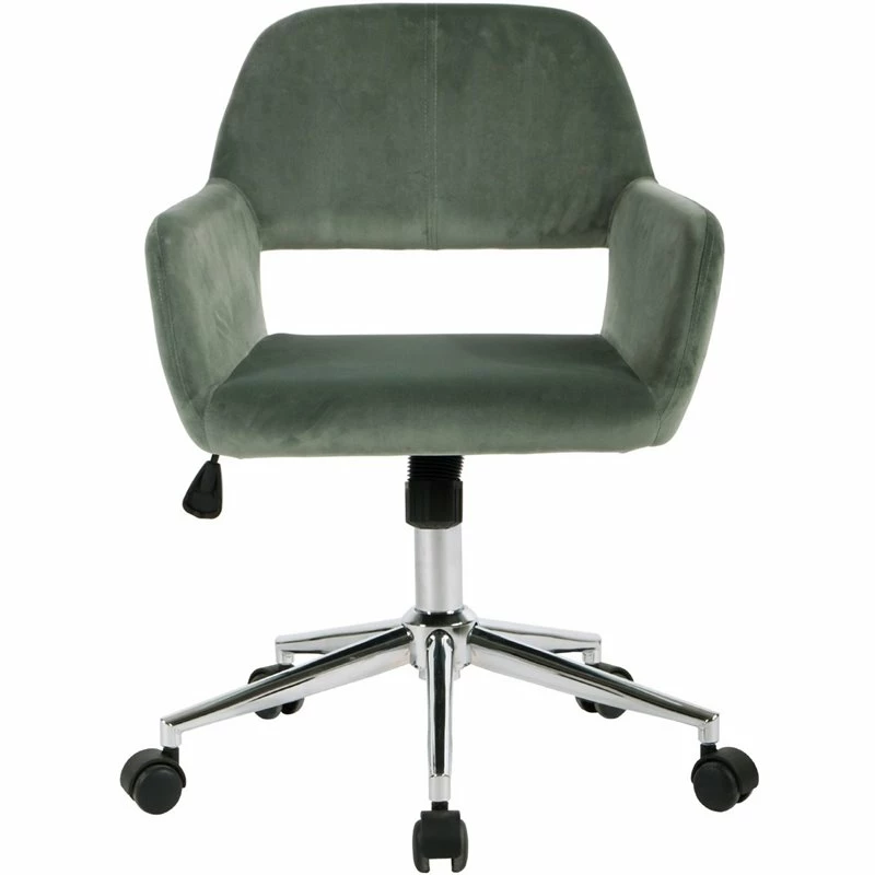 Brand new 🌟 FurnitureR Ross Swivel Velvet Upholstered & Metal Task Chair In Aqua Green 🎉 3 Brand new 🌟 FurnitureR Ross Swivel Velvet Upholstered & Metal Task Chair In Aqua Green 🎉