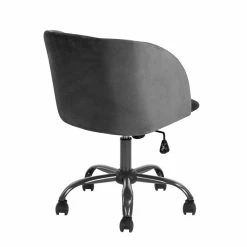 Best Sale 🌟 CRO Decor Velvet Home Office Chairs Adjustable Task Desk Chair In Gray 😍 16 Best Sale 🌟 CRO Decor Velvet Home Office Chairs Adjustable Task Desk Chair In Gray 😍 -Deals Writing Desks Store 2440527 6 L