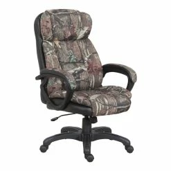 Flash Sale 😉 OS Home And Office Furniture 45.25" Fabric Executive Chair In Mossy Oak/Black 🛒