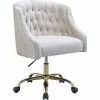 Brand new ✔️ ACME Furniture ACME Levian Tufted Velvet Upholstered Office Chair In Vintage Cream And Gold 😀 1 Brand new ✔️ ACME Furniture ACME Levian Tufted Velvet Upholstered Office Chair In Vintage Cream And Gold 😀 -Deals Writing Desks Store 2442524 6 L