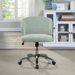 Best Sale ๐ OSP Home Furnishings Ellen Office Chair In Mist Gray Fabric With Chrome Base ๐ 12 Best Sale ๐ OSP Home Furnishings Ellen Office Chair In Mist Gray Fabric With Chrome Base ๐ -Deals Writing Desks Store 2451324 2 L