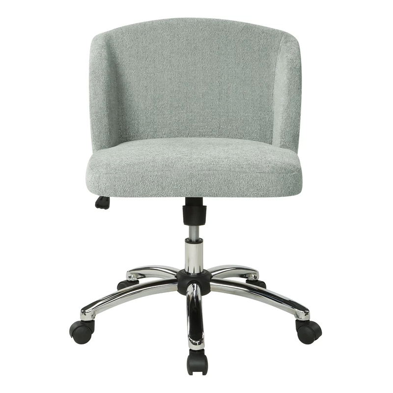Best Sale ๐ OSP Home Furnishings Ellen Office Chair In Mist Gray Fabric With Chrome Base ๐ 6 Best Sale ๐ OSP Home Furnishings Ellen Office Chair In Mist Gray Fabric With Chrome Base ๐ - Image 4