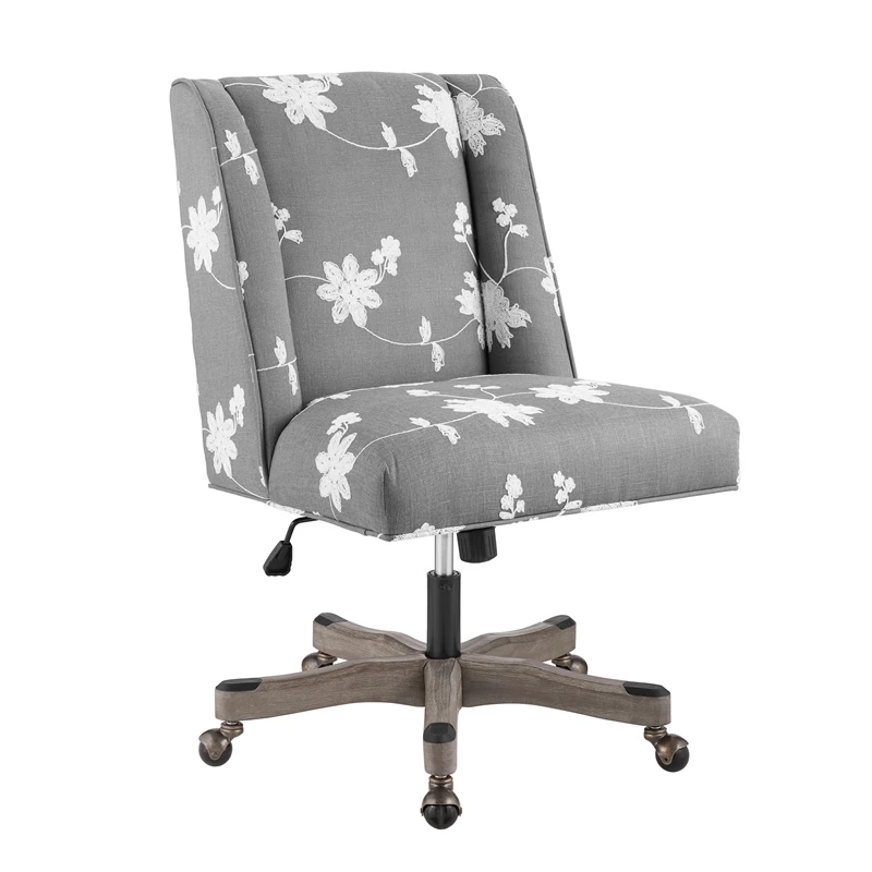 Top 10 👍 Urbanpro Transitional Wood Upholstered Embroidered Office Chair In Gray 🛒 3 Top 10 👍 Urbanpro Transitional Wood Upholstered Embroidered Office Chair In Gray 🛒