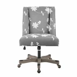 Top 10 👍 Urbanpro Transitional Wood Upholstered Embroidered Office Chair In Gray 🛒 16 Top 10 👍 Urbanpro Transitional Wood Upholstered Embroidered Office Chair In Gray 🛒 -Deals Writing Desks Store 2452756 14 L