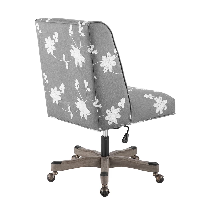 Top 10 👍 Urbanpro Transitional Wood Upholstered Embroidered Office Chair In Gray 🛒 8 Top 10 👍 Urbanpro Transitional Wood Upholstered Embroidered Office Chair In Gray 🛒 - Image 6