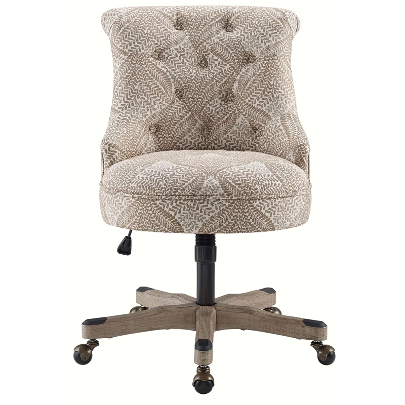 Best Sale ⌛ Urbanpro Transitional Wood Upholstered Office Chair In Fern Beige ❤️ 7 Best Sale ⌛ Urbanpro Transitional Wood Upholstered Office Chair In Fern Beige ❤️ - Image 5