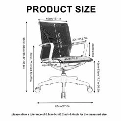 Flash Sale ๐ Grand&Eight Dynamic Ergo Black Mesh Chair With Fixed Arms ๐งจ 23 Flash Sale ๐ Grand&Eight Dynamic Ergo Black Mesh Chair With Fixed Arms ๐งจ -Deals Writing Desks Store 2470754 7 L