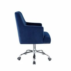 Best Sale โญ ACME Furniture ACME Trenerry Office Chair In Blue Velvet & Chrome Finish ๐ฅฐ 13 Best Sale โญ ACME Furniture ACME Trenerry Office Chair In Blue Velvet & Chrome Finish ๐ฅฐ -Deals Writing Desks Store 2475554 5 L