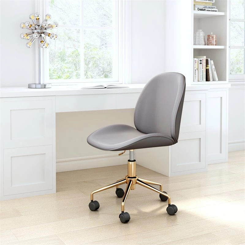 Promo 🌟 ZUO Miles Modern Office Chair In Gray 🔔 4 Promo 🌟 ZUO Miles Modern Office Chair In Gray 🔔 - Image 2