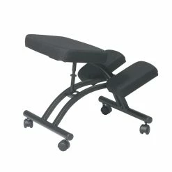 Brand new 🎉 Office Star Ergonomically Designed Knee Chair With Memory Foam In Black 👏 -Deals Writing Desks Store 24815 6 L