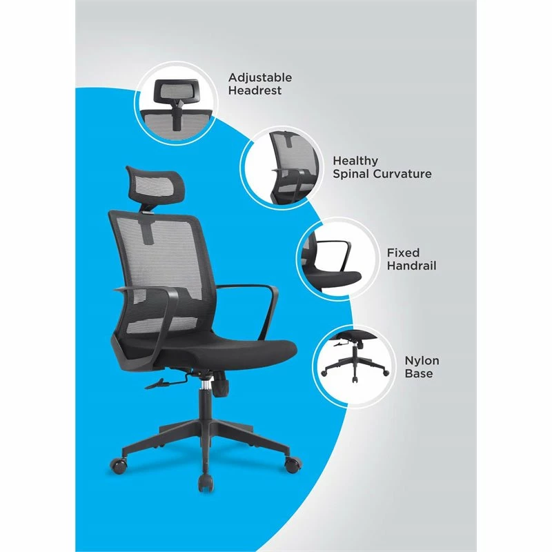 Cheapest 😀 FM Furniture Townsville 49" Adjustable Headrest Plastic Office Chair In Black 🛒 8 Cheapest 😀 FM Furniture Townsville 49" Adjustable Headrest Plastic Office Chair In Black 🛒 - Image 6