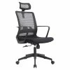 Cheapest 😀 FM Furniture Townsville 49" Adjustable Headrest Plastic Office Chair In Black 🛒 -Deals Writing Desks Store 2489053 L