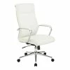 Buy 🔔 Office Star High Back Manager's Chair With Dillon Snow White Fabric And Chrome Base 😀 -Deals Writing Desks Store 2494023 L