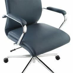 Coupon ⌛ Office Star High Back Manager's Chair With Dillon Blue Fabric And Chrome Base ⭐ -Deals Writing Desks Store 2494025 7 L