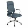 Coupon ⌛ Office Star High Back Manager's Chair With Dillon Blue Fabric And Chrome Base ⭐ -Deals Writing Desks Store 2494025 L