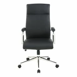 Best Pirce 😉 Office Star High Back Manager's Chair With Dillon Black Fabric And Chrome Base ✔️ -Deals Writing Desks Store 2494026 2 L