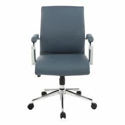 Best Sale ๐ Office Star Mid Back Manager's Chair With Dillon Blue Fabric And Chrome Base ๐ 13 Best Sale ๐ Office Star Mid Back Manager's Chair With Dillon Blue Fabric And Chrome Base ๐ -Deals Writing Desks Store 2494363 2 L